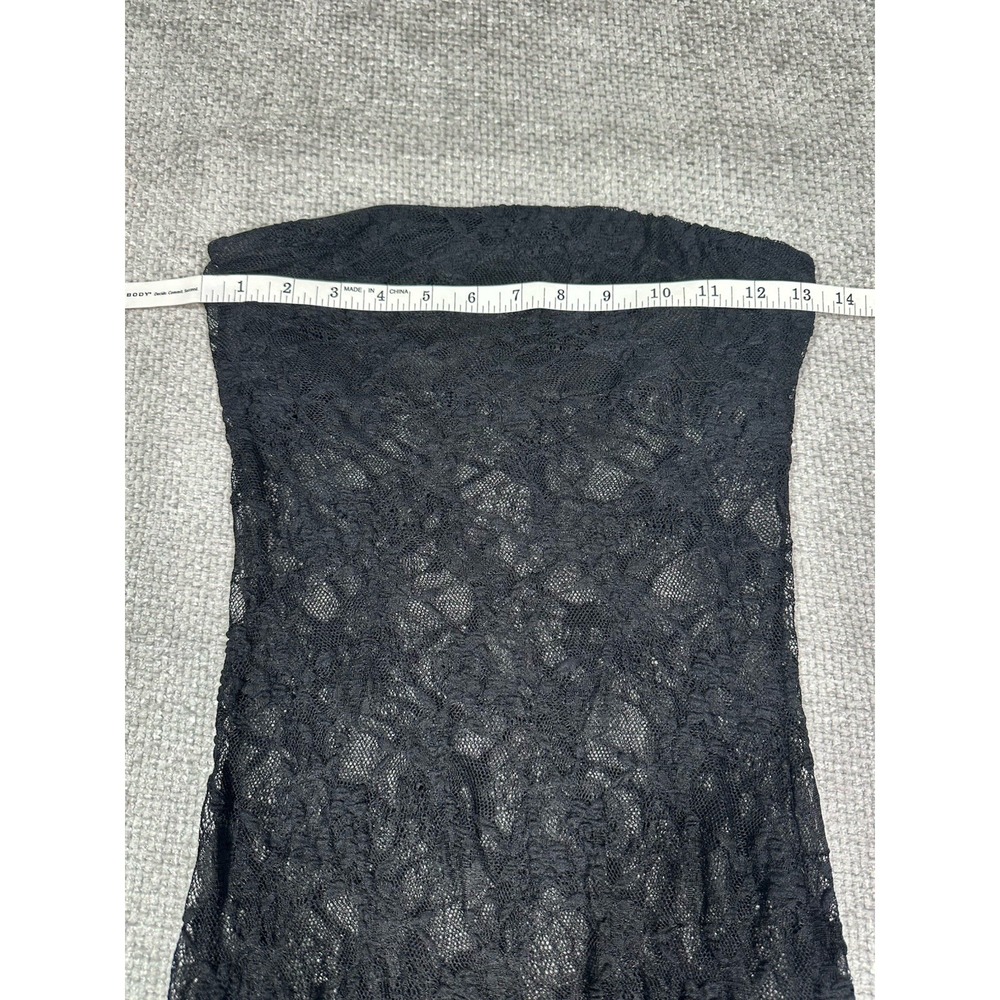 Lace Maxi Dress Womens XS/S Sheer‎ Fairy Whimsigoth Rave Festival Strapless Read - Picture 5 of 7